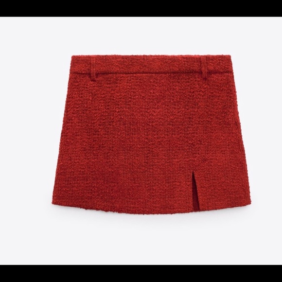 Zara Textured Mini Skirt - Picture 6 of 16